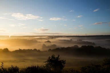 Herbstmorgen im Almetal in Niederntudorf - Detlef Hillebrand